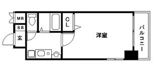 エステムコート博多駅前Ⅱセグティスの物件間取画像